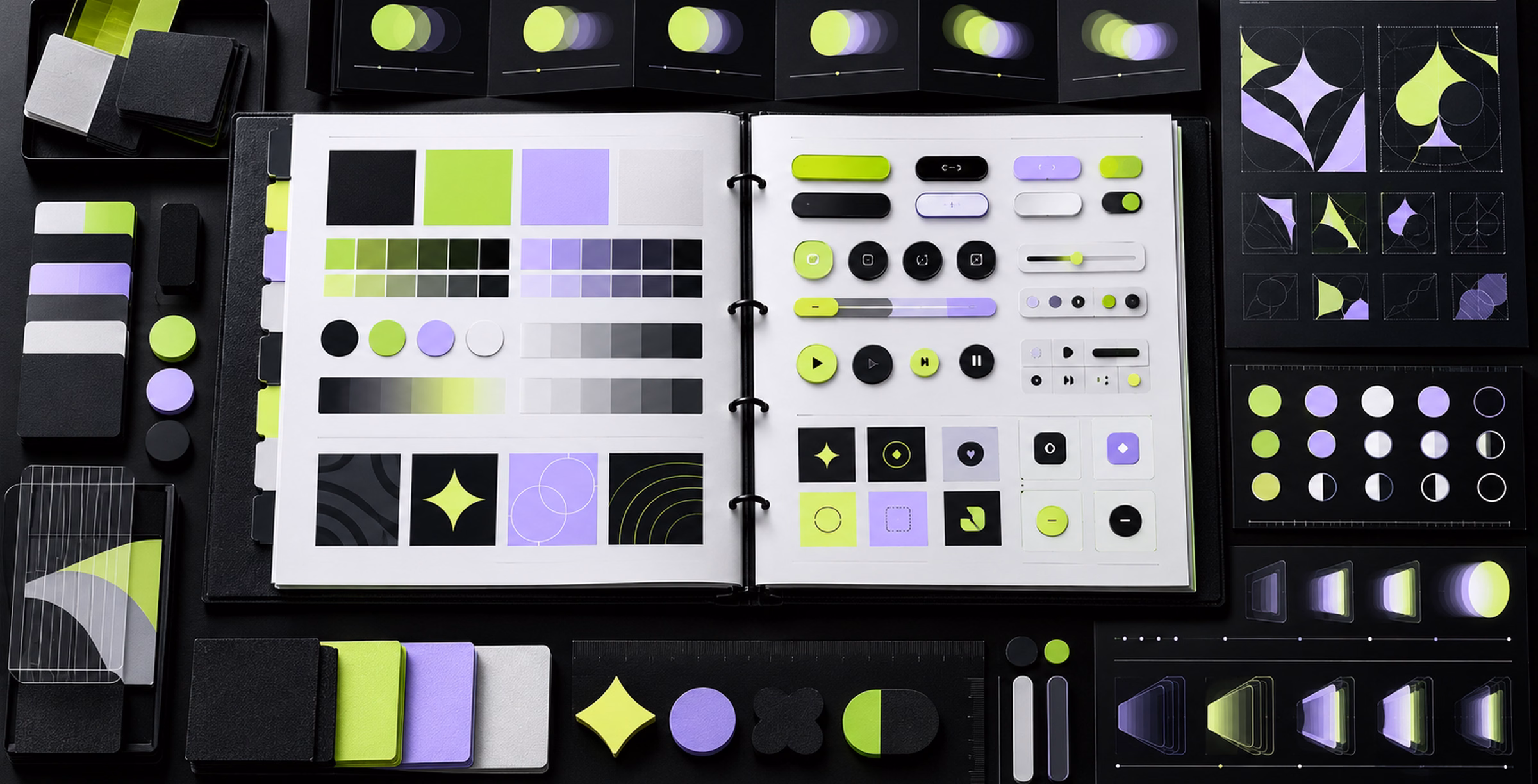 Modular iGaming brand guidelines with color, components, motion and accessibility rules